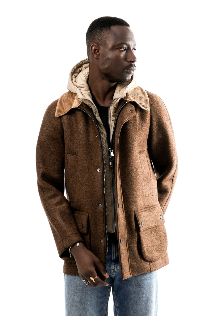 Giubbino Uomo Bob MILTON153T153 MARRONE MILTON153T153 MARRONE Bob 