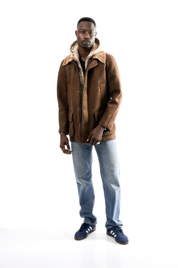 Giubbino Uomo Bob MILTON153T153 MARRONE MILTON153T153 MARRONE Bob 