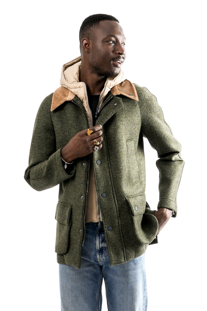 Giubbino Uomo Bob MILTON153T153 MILITARE MILTON153T153 MILITARE Bob 