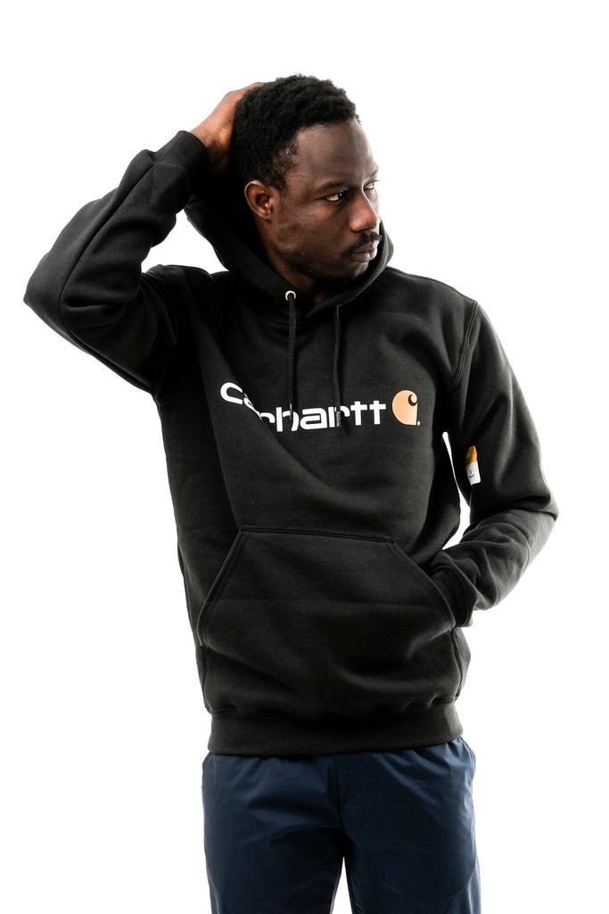Felpa Unisex Carhartt SIGN.LOGO HOOD 100074 BLK SIGN.LOGO HOOD 100074 BLK Carhartt 