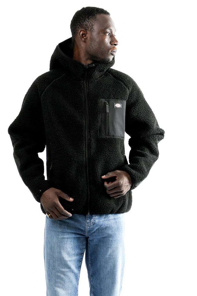 Felpa Uomo Dickies CENTRAL HIGH PILE HOODED DK0A87NVBLK1 CENTRAL HIGH PILE HOODED DK0A87NVBLK1 Dickies 