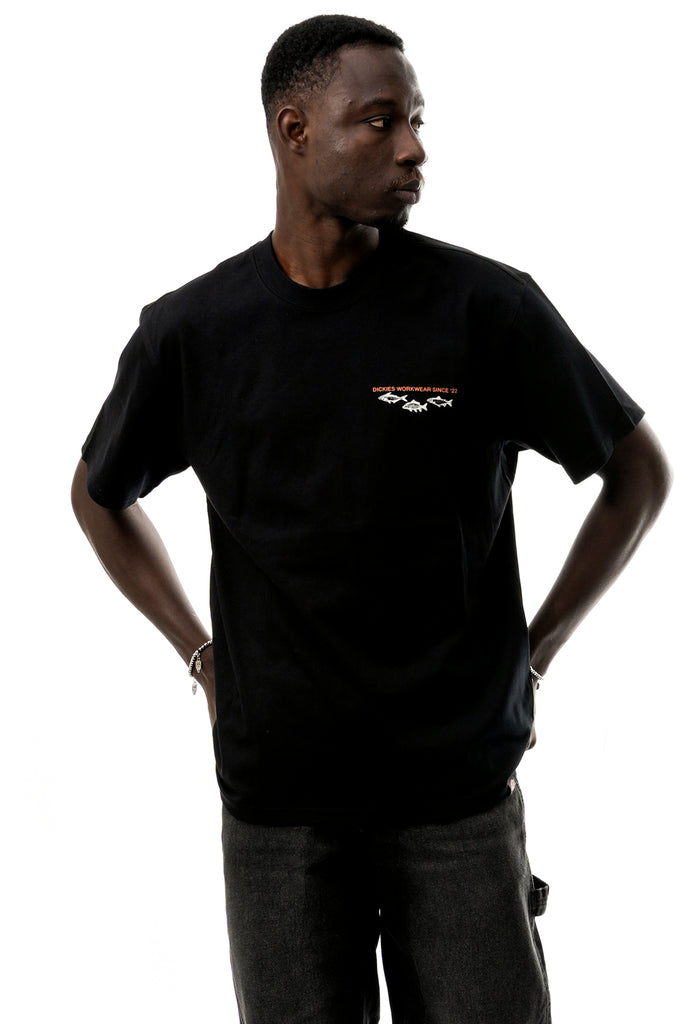 T-shirt Uomo Dickies LARYVILLE TEE SS DK0A87QGBLK1 LARYVILLE TEE SS DK0A87QGBLK1 Dickies 