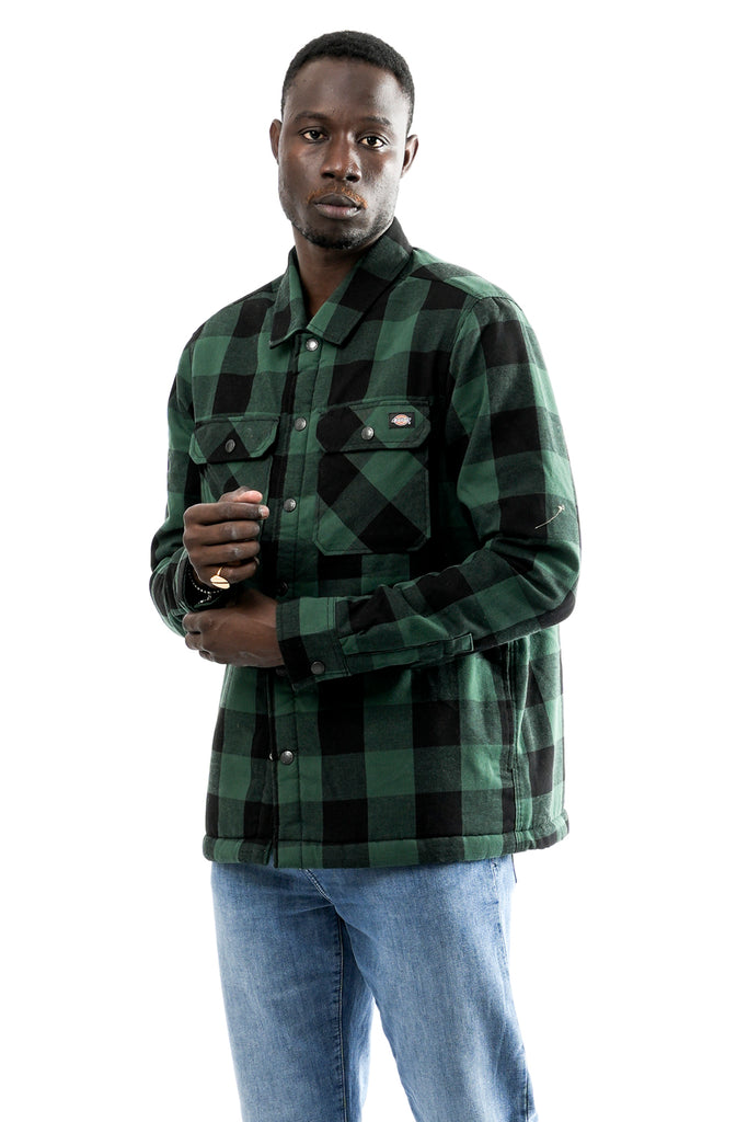 Camicia Uomo Dickies LINED SACRAMENTO DK0A4XGRPIN1 LINED SACRAMENTO DK0A4XGRPIN1 Dickies 
