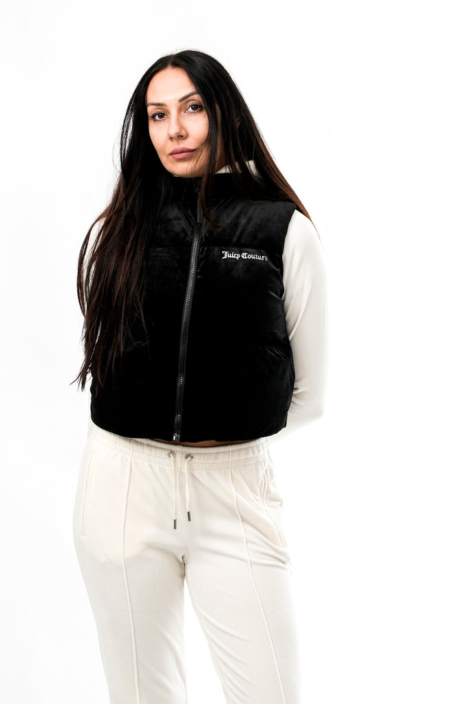 Gilet Donna Juicy Couture LIGHTENING VELOUR GILET VIJJ40740WPOJ00 LIGHTENING VELOUR GILET VIJJ40740WPOJ00 Juicy Couture 