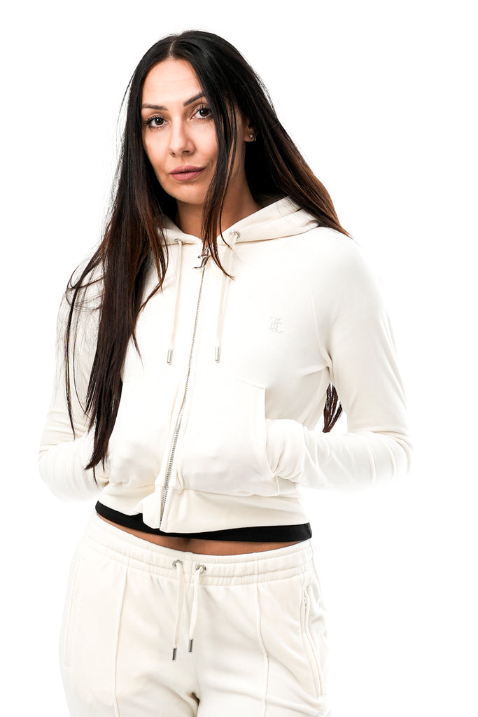 Felpa Donna Juicy Couture MADISON OUTLINE HOODIE VIJH70698WPFJ23 MADISON OUTLINE HOODIE VIJH70698WPFJ23 Juicy Couture 