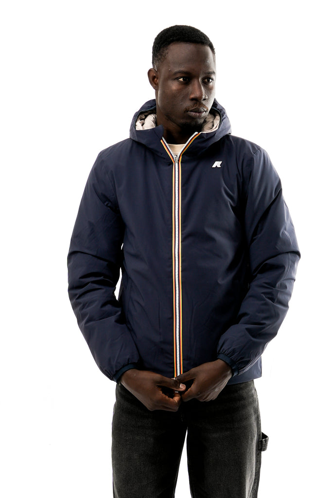 Giubbino Uomo K-way  JACK ST WARM DOUBLE K6128VW BBC JACK ST WARM DOUBLE K6128VW BBC K-way 