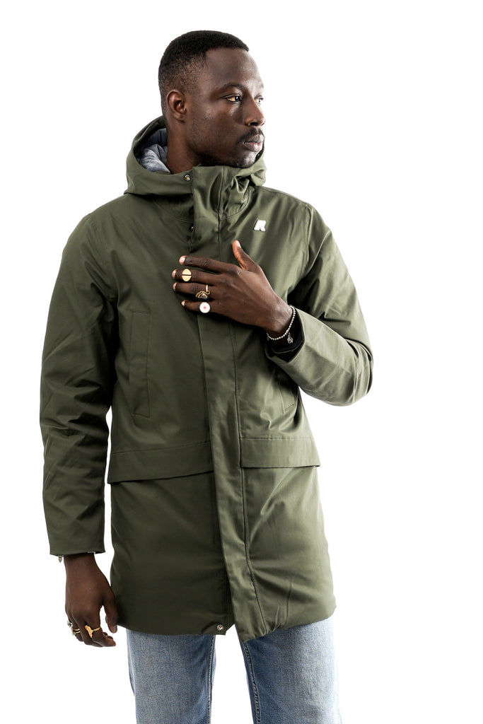 Giubbino Uomo K-way  JARNO TWILL MARMOTTA K8133FW AL7 JARNO TWILL MARMOTTA K8133FW AL7 K-way 
