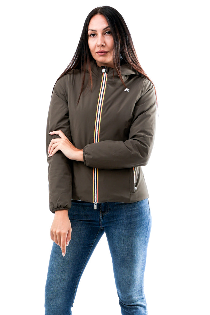 Giubbino Donna K-way  LILY ST WARM DOUBLE K6128TW B3Q LILY ST WARM DOUBLE K6128TW B3Q K-way 
