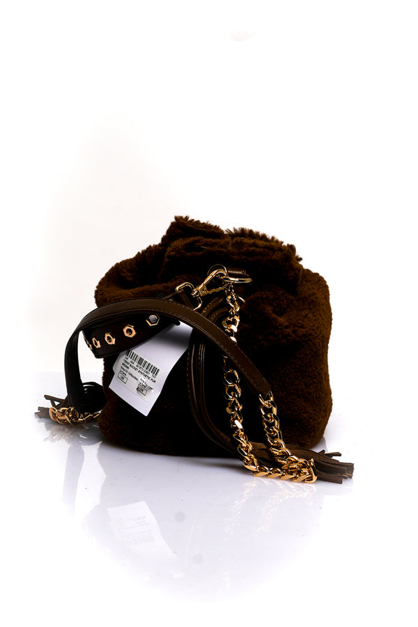 Borsa Donna La Carrie TEDDY BUCKET SYNTHETIC FUR BROWN TEDDY BUCKET SYNTHETIC FUR BROWN La Carrie 