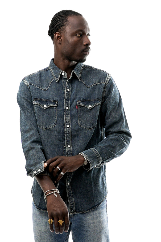 Camicia Uomo Levi's  BARSTOW WESTERN STANDARD 86744-0103 BARSTOW WESTERN STANDARD 86744-0103 Levi's 