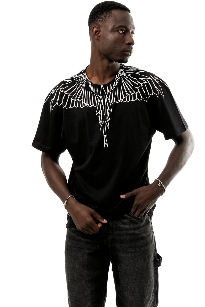 T-shirt Uomo Marcelo Burlon County of Milan F5CAMATH003 110 F5CAMATH003 110 Marcelo Burlon County of Milan 