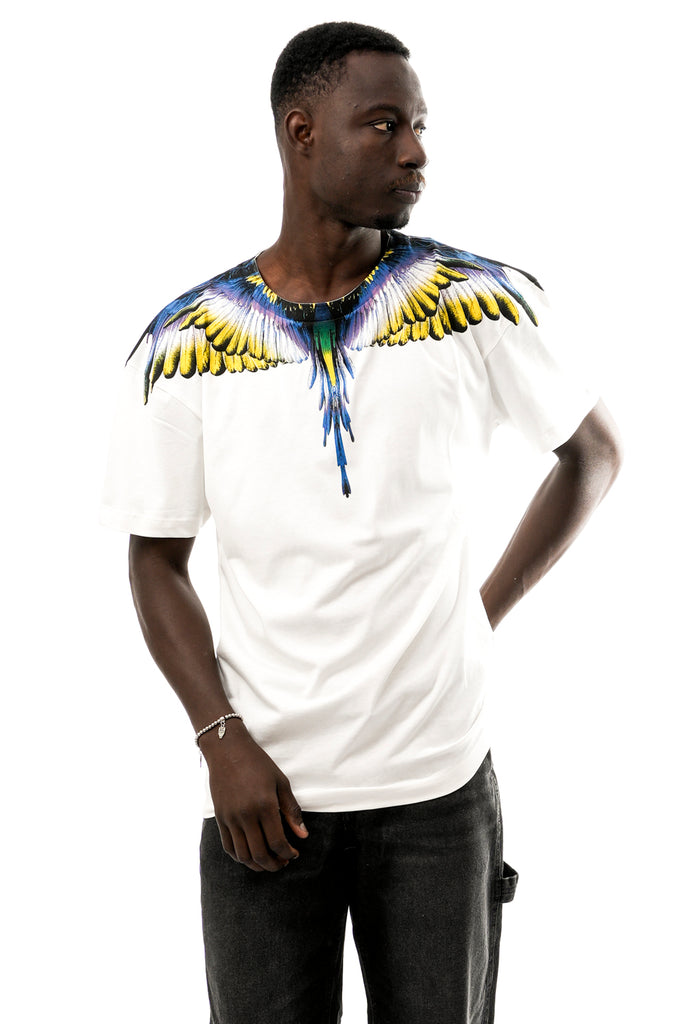 T-shirt Uomo Marcelo Burlon County of Milan F5CAMATH029 013 F5CAMATH029 013 Marcelo Burlon County of Milan 