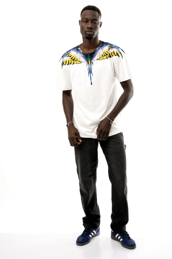 T-shirt Uomo Marcelo Burlon County of Milan F5CAMATH029 013 F5CAMATH029 013 Marcelo Burlon County of Milan 