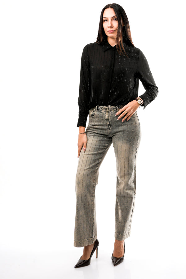 Camicia Donna No Secrets NS031 LIQUIRIZIA NS031 LIQUIRIZIA No Secrets 