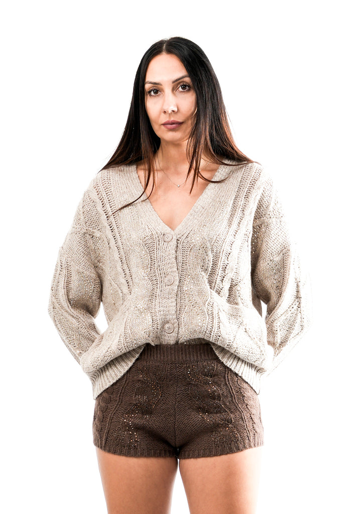 Cardigan Donna No Secrets NS133 CAPPUCCINO NS133 CAPPUCCINO No Secrets 