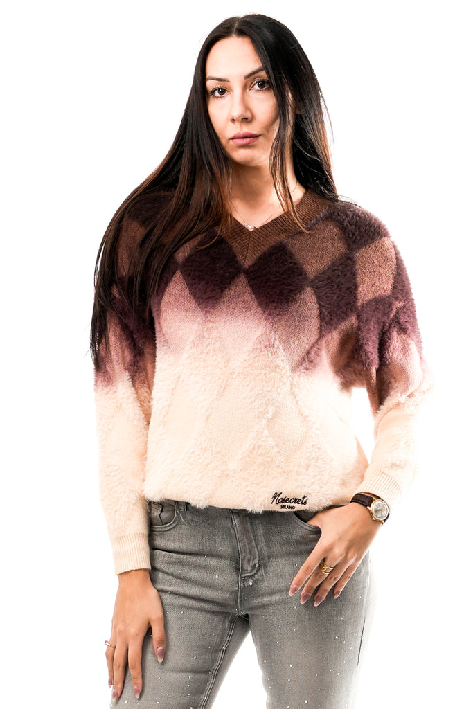 Maglia Donna No Secrets NS155 CIOCCOLATO MIX NS155 CIOCCOLATO MIX No Secrets 