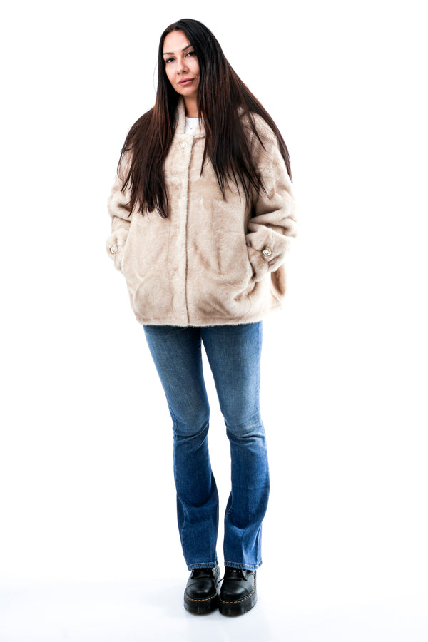Pelliccia Donna No Secrets NS204 CAPPUCCINO NS204 CAPPUCCINO No Secrets 