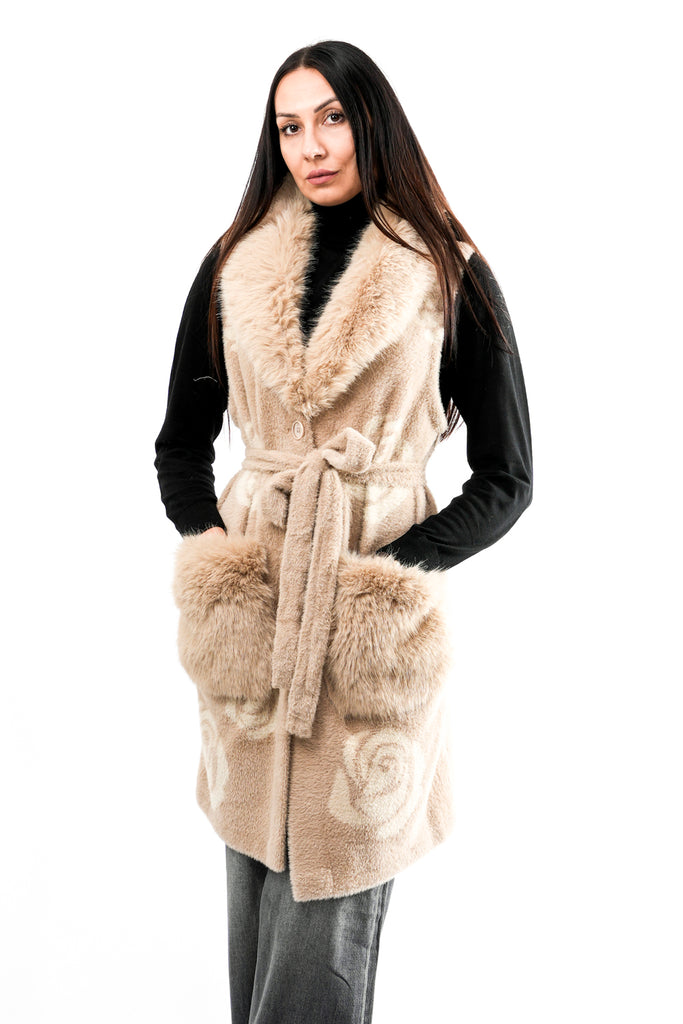 Gilet Donna No Secrets NS209 CARAMELLO ROSECAPPUCCINO NS209 CARAMELLO ROSECAPPUCCINO No Secrets 