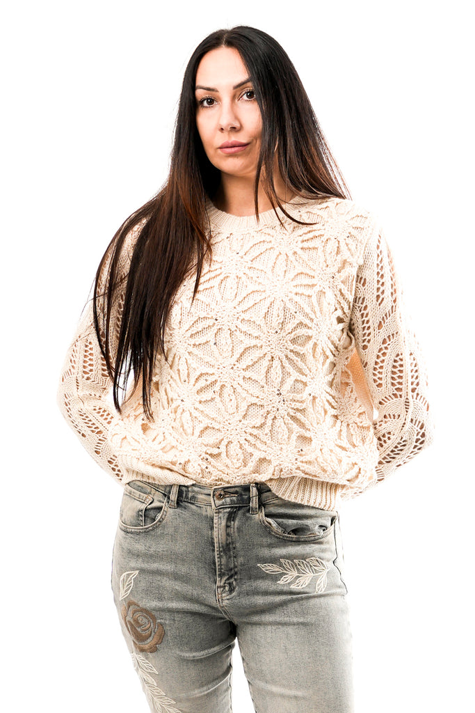 Maglia Donna No Secrets NS246 CARAMELLO NS246 CARAMELLO No Secrets 
