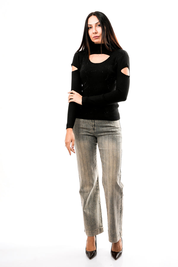 Maglia Donna No Secrets NS265 LIQUIRIZIA NS265 LIQUIRIZIA No Secrets 
