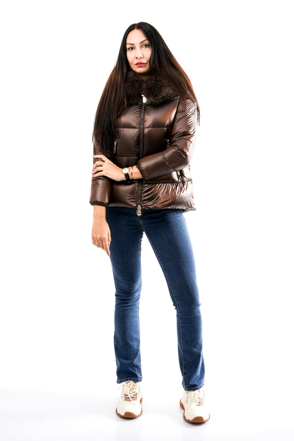 Piumino Donna No Secrets SS014 CIOCCOLATO SS014 CIOCCOLATO No Secrets 