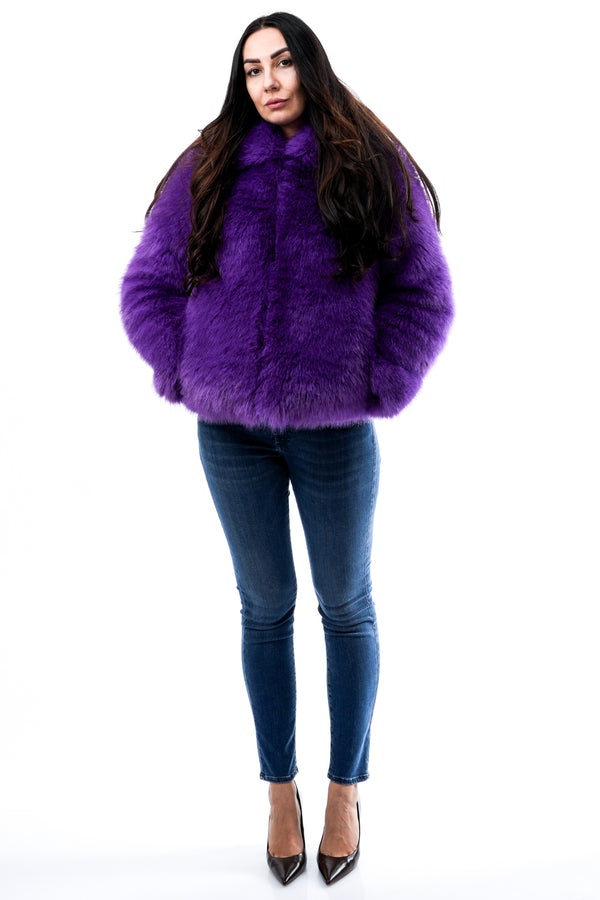 Pelliccia Donna Regina 52152 ECO VIOLA 52152 ECO VIOLA Regina 