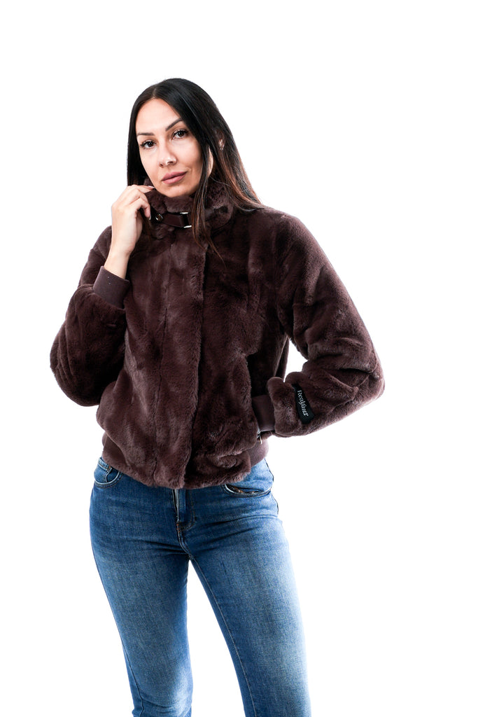 Pelliccia Donna Rino & pelle AMBRA.7012511 CHOCOLATE BEAN AMBRA.7012511 CHOCOLATE BEAN Rino & pelle 