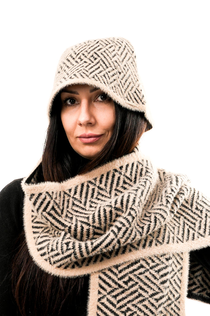 Berretta Donna Rino & pelle FARINA.5002511 SAND GRAPHIC FARINA.5002511 SAND GRAPHIC Rino & pelle 