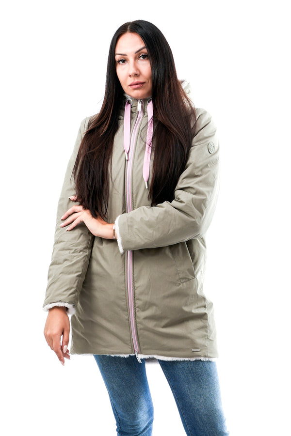 Cappotto Donna Rino & pelle JAVIN.7002512 GREEN ASH AND BIRCH JAVIN.7002512 GREEN ASH AND BIRCH Rino & pelle 