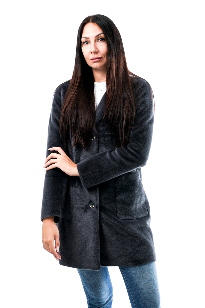 Cappotto Donna Rino & pelle LENNA.7002511 NIGHT GREY LENNA.7002511 NIGHT GREY Rino & pelle 