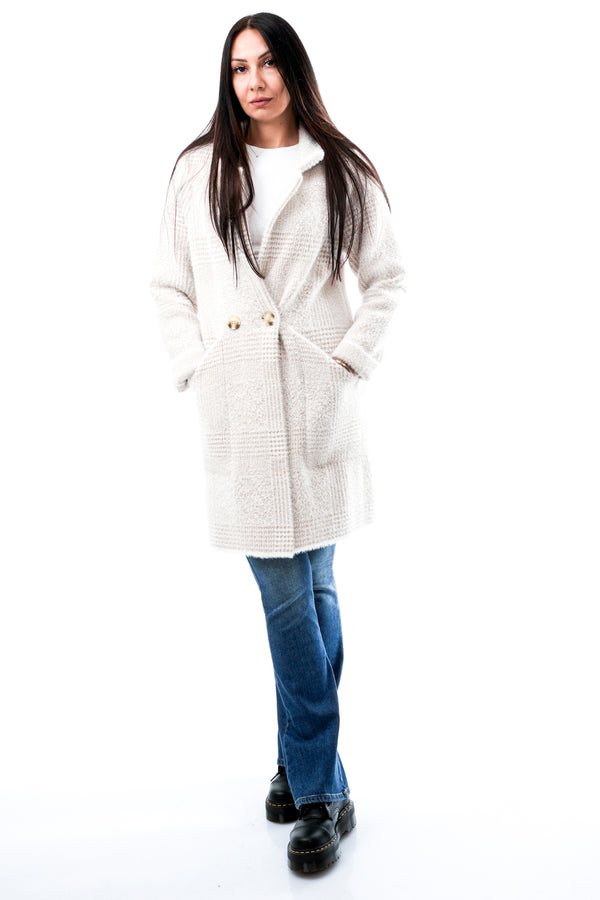 Cappotto Donna Rino & pelle MADINA.5012511 STONE CHECK MADINA.5012511 STONE CHECK Rino & pelle 