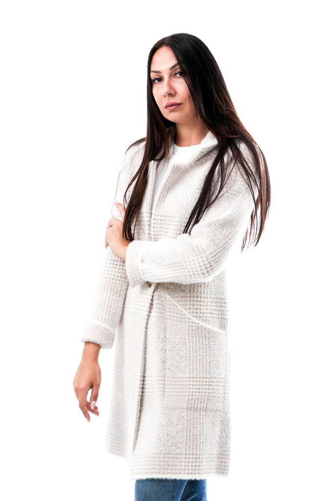Cappotto Donna Rino & pelle MADINA.5012511 STONE CHECK MADINA.5012511 STONE CHECK Rino & pelle 