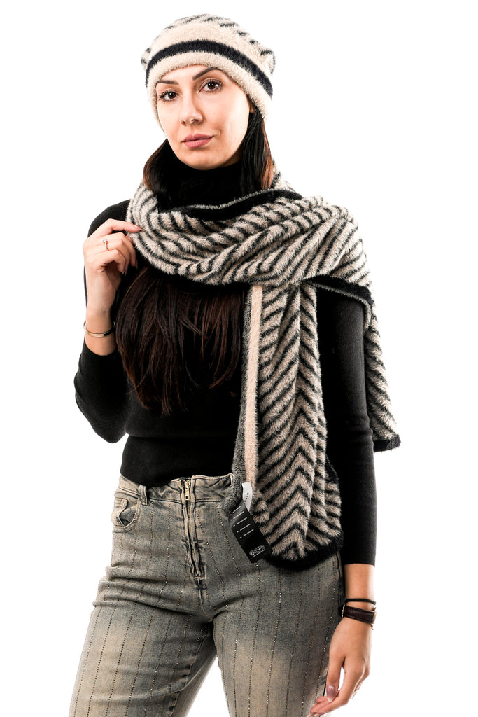 Sciarpa Donna Rino & pelle NEELTJE.5002511 OAT BLACK NEELTJE.5002511 OAT BLACK Rino & pelle 