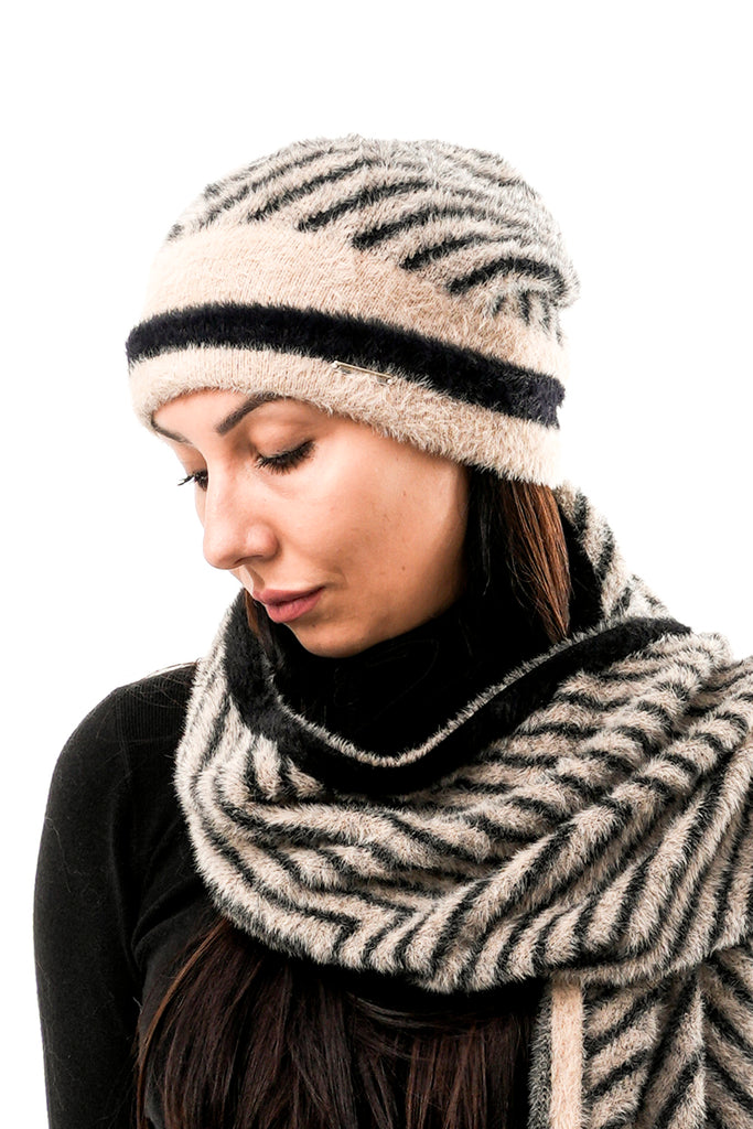 Berretta Donna Rino & pelle NIVA.5002511 OAT BLACK NIVA.5002511 OAT BLACK Rino & pelle 