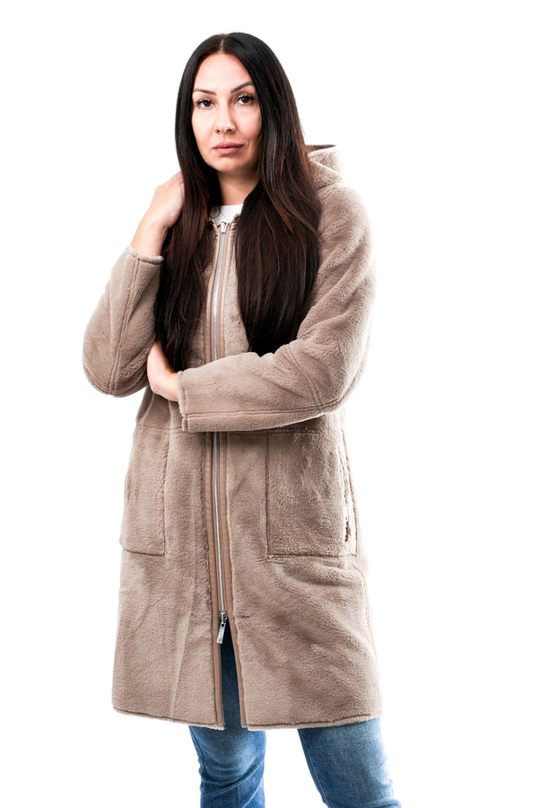 Cappotto Donna Rino & pelle OVA.7002511 TOFFEE OVA.7002511 TOFFEE Rino & pelle 