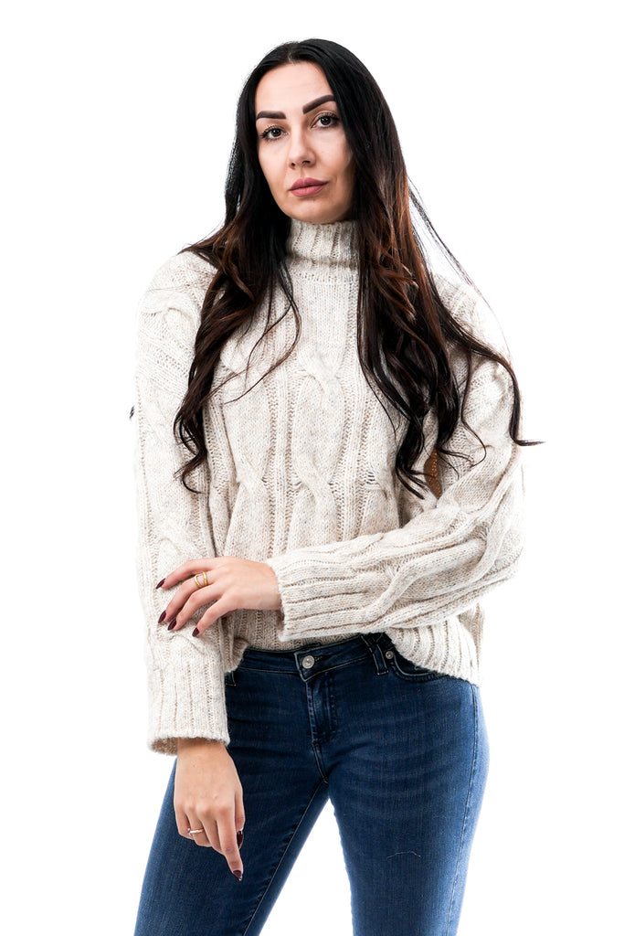 Maglia Donna Rino & pelle TAFFIE.5002513 BIRCH MELANGE TAFFIE.5002513 BIRCH MELANGE Rino & pelle 