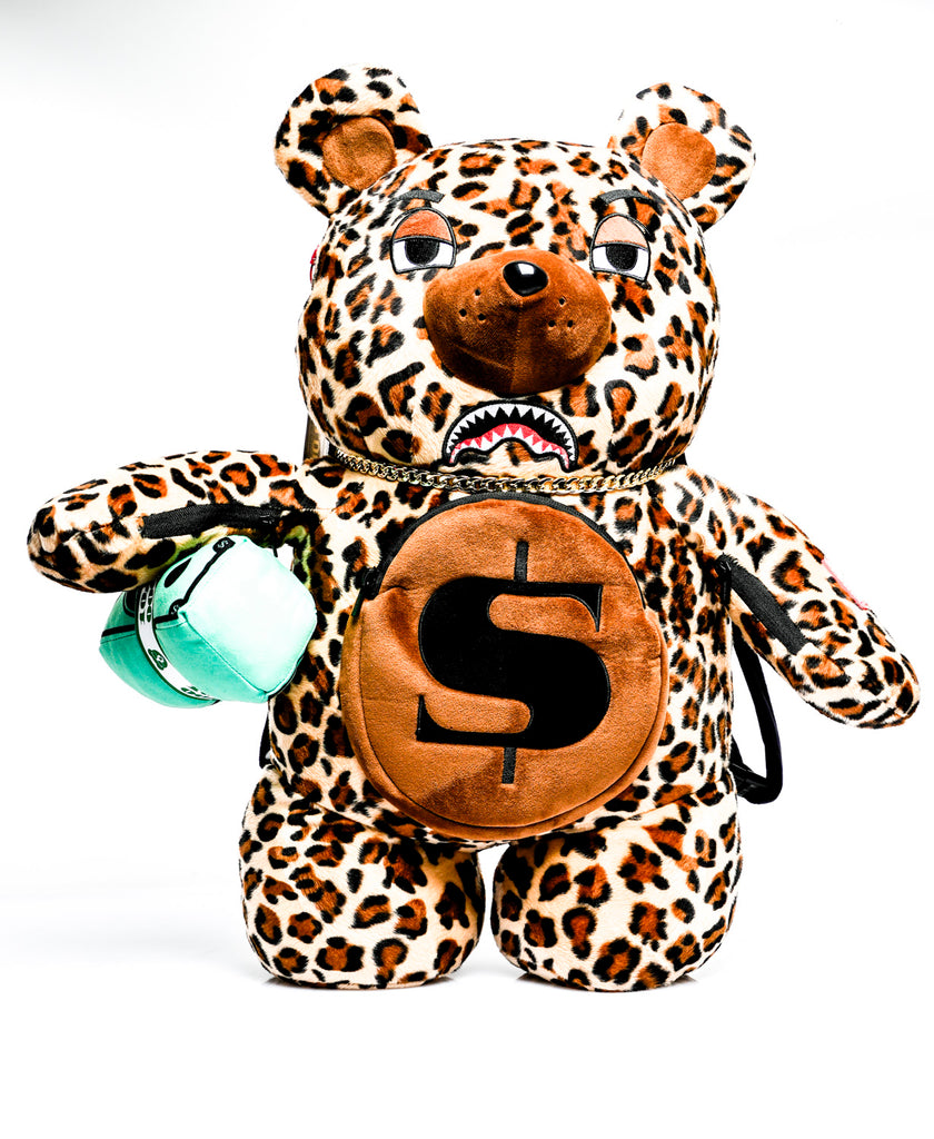Zaino Unisex Sprayground LEOPARD MONEY BEAR 910B7282NSZ LEOPARD MONEY BEAR 910B7282NSZ Sprayground 