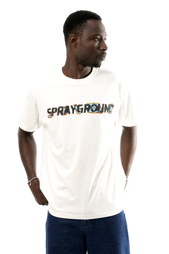 T-shirt Unisex Sprayground OXIDIZED SHARK SP793IVO OXIDIZED SHARK SP793IVO Sprayground 