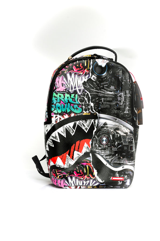 Zaino Unisex Sprayground SPLIT CYBERSHARK DLXSV BB 910B7126NSZ SPLIT CYBERSHARK DLXSV BB 910B7126NSZ Sprayground 