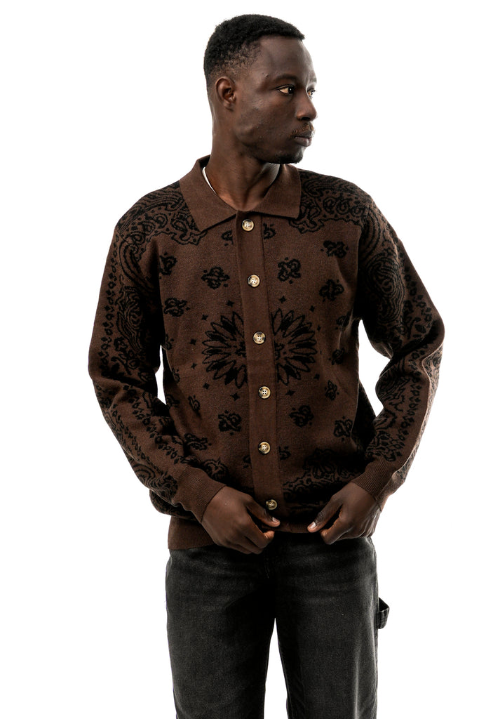 Maglia Uomo Tooco M PLK BANDANA ESPRESSO M PLK BANDANA ESPRESSO Tooco 