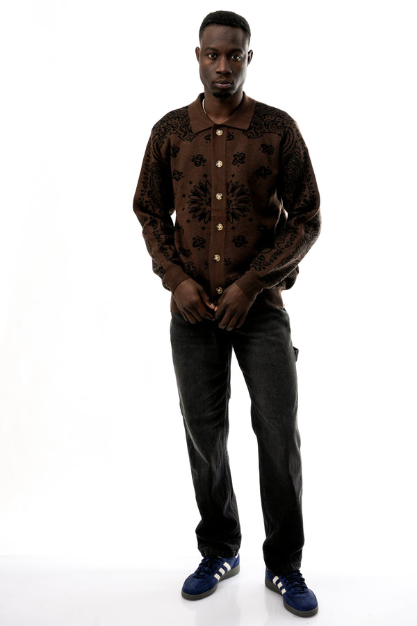 Maglia Uomo Tooco M PLK BANDANA ESPRESSO M PLK BANDANA ESPRESSO Tooco 