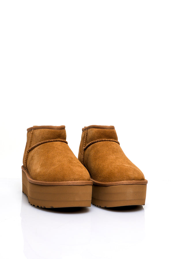Scarpe Donna Ugg W CLASSIC ULTRA MINI PLATFORM 1135092 CHESTNUT W CLASSIC ULTRA MINI PLATFORM 1135092 CHESTNUT Ugg 