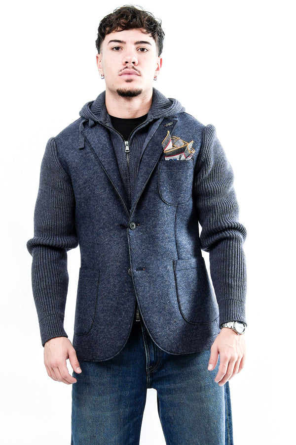 Giacca Uomo Bob SMITH444 T444 CIOCCOLATO SMITH444 T444 JEANS Bob 