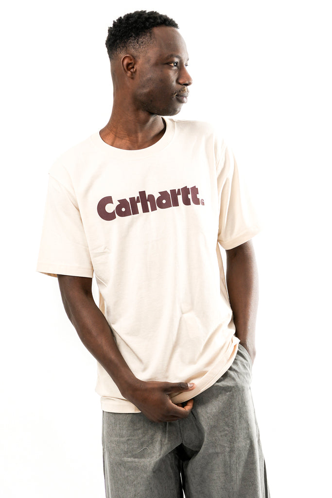 T-shirt Uomo Carhartt 107046 OAT MILK 107046 OAT MILK Carhartt 