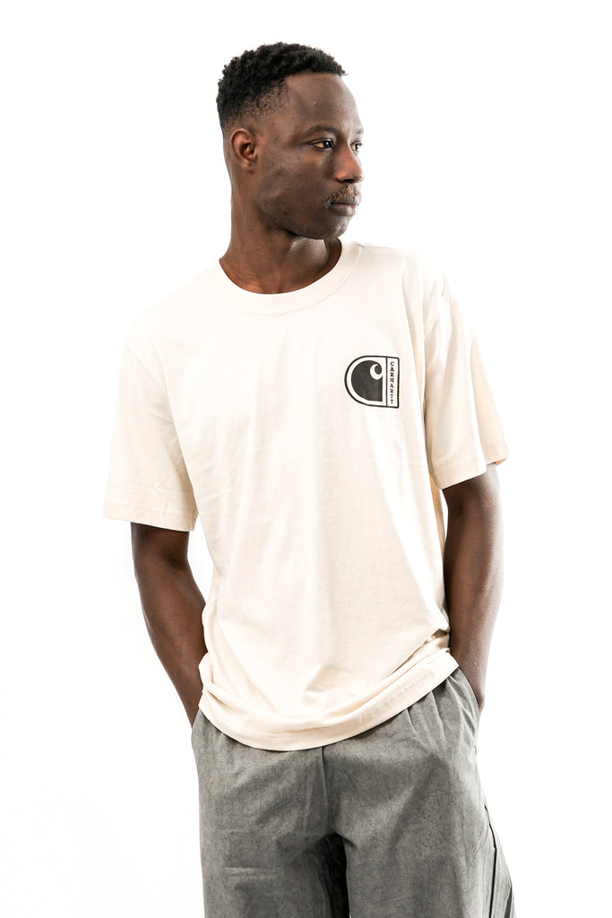 T-shirt Uomo Carhartt 107048 OAT MILK 107048 OAT MILK Carhartt 