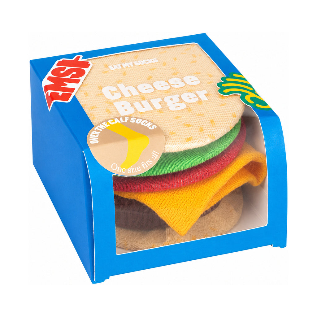 Calze Unisex EMS SOCKS EMSNOCSCHBU CHEESEBURGER EAT MY SOCKS 