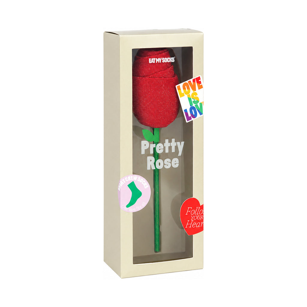 Calze Unisex EMS SOCKS EMSNSCRORE PRETTY ROSE RED EAT MY SOCKS 