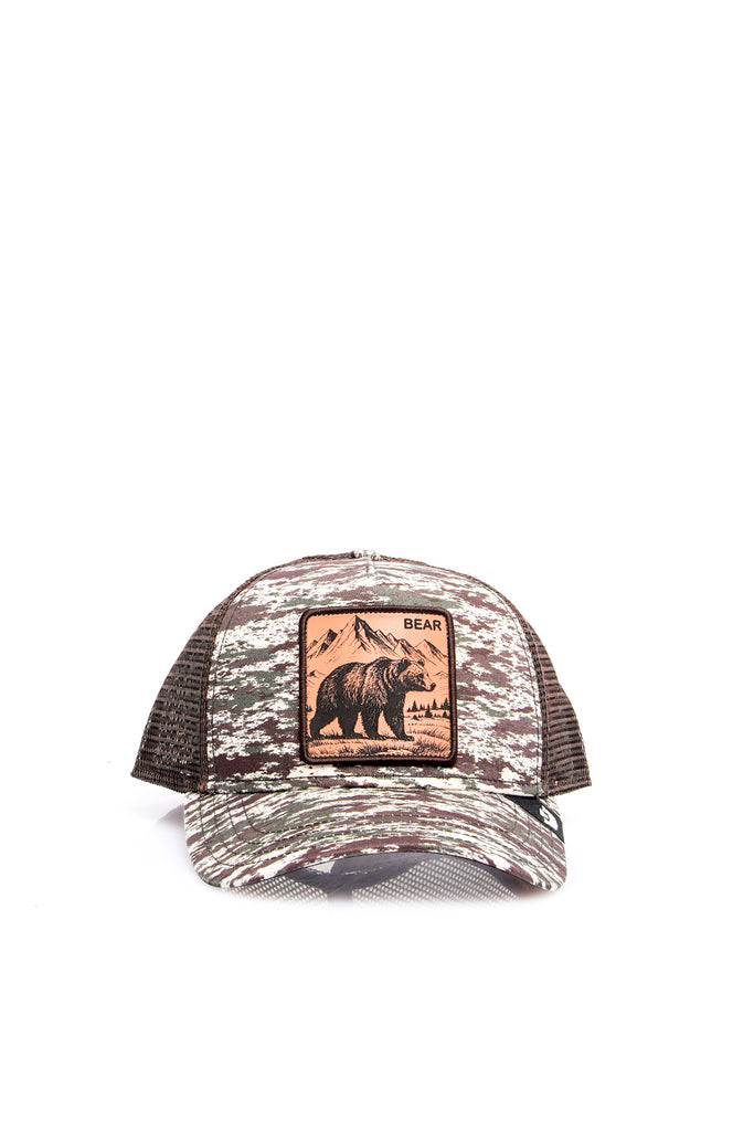 Cappello Unisex Goorin Bros. ANIMAL CAP REPRESENT TREE CAMO ANIMAL CAP CAMO ENGRAVED BEAR Goorin Bros. 