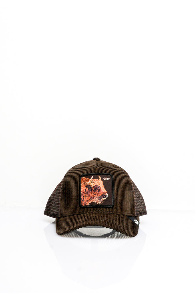 Cappello Unisex Goorin Bros. ANIMAL CAP FREEDOM HORSE BLACK ANIMAL CAP GRO01 CORDUROY GRIT Goorin Bros. 
