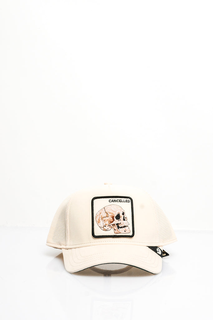 Cappello Unisex Goorin Bros. ANIMAL CAP KING BLACK WHITE ANIMAL CAP WAX01 SUEDE CANCELLED SKULL Goorin Bros. 